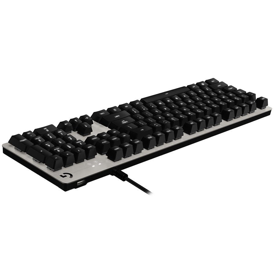 Logitech G413 Corded Mechanical Gaming Keyboard - Silver - USB – alternate product view 3