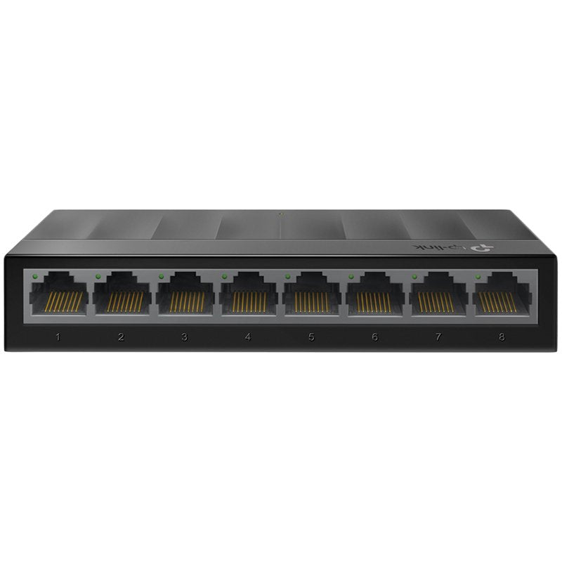LiteWave 8-Port Gigabit Desktop Switch, 8 Gigabit RJ45 Ports, Desktop Plastic Case by TP-Link – product photo