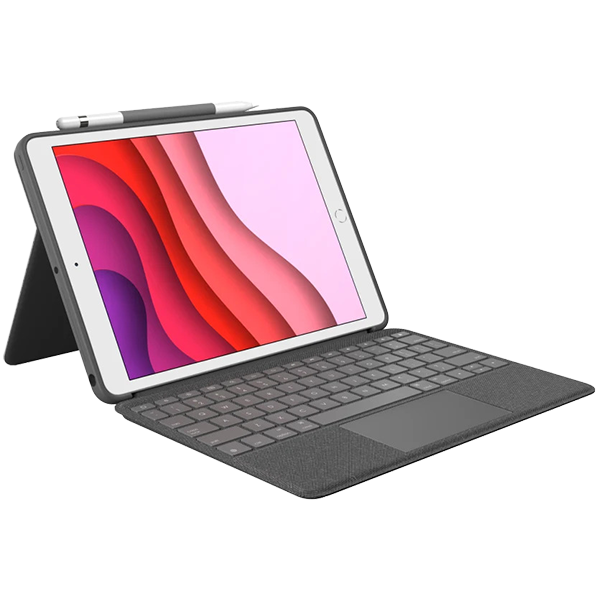 Logitech Combo Touch for iPad (7th, 8th, and 9th gen) - Graphite A – product photo