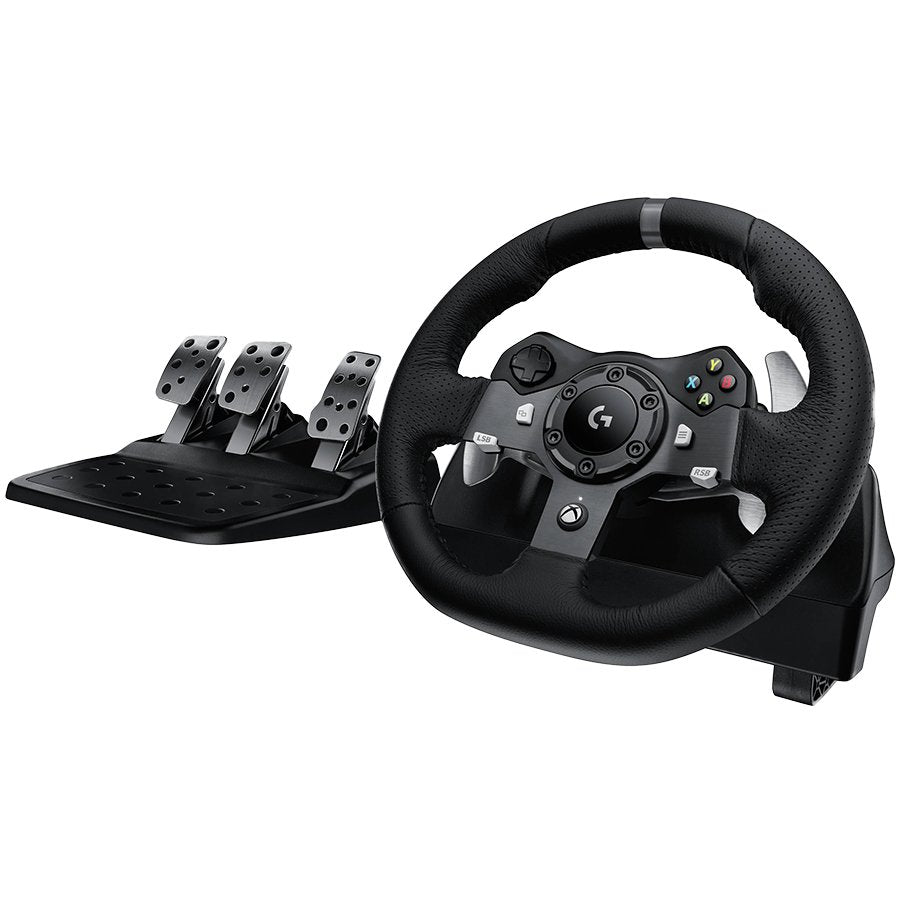 Logitech G923 Racing Wheel and Pedals - Pc ps - Black - USB