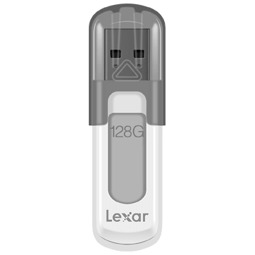 Lexar 128GB JumpDrive V100 USB 3.0 flash drive – product image