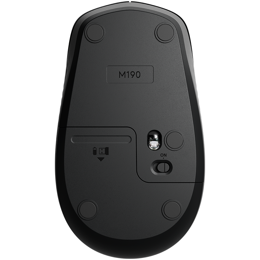 Logitech M190 Wireless Mouse - Mid Grey - image 5