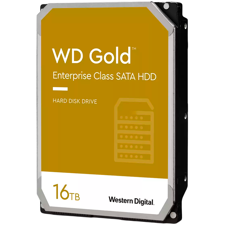 HDD Server WD Gold (3.5'', 16TB, 512MB, 7200 RPM, SATA 6 Gb/s) by Western Digital – product photo