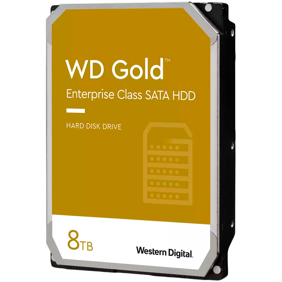 HDD Server WD Gold (3.5'', 8TB, 256MB, 7200 RPM, SATA 6 Gb/s) by Western Digital – product photo