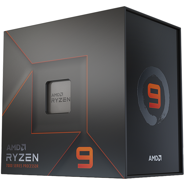 AMD CPU Desktop Ryzen 9 16C/32T 7950X box – product photo