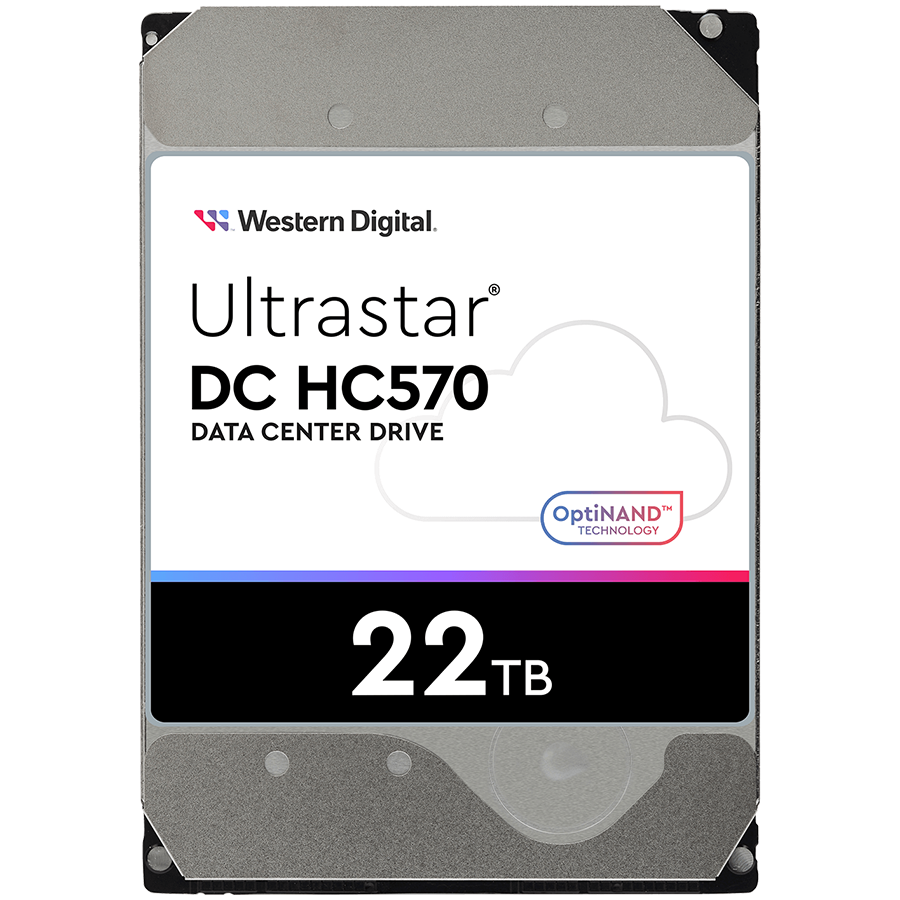 HDD Server WD/HGST ULTRASTAR DC HC570 (3.5'', 22TB, 512MB, 7200 RPM, SAS 12Gb by Western Digital – product photo