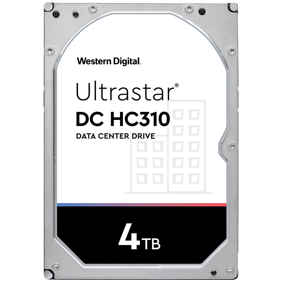 Western Digital Ultrastar DC HDD Server HC310 (3.5'', 4TB, 256MB, 7200 RPM, SATA 6Gb – product photo