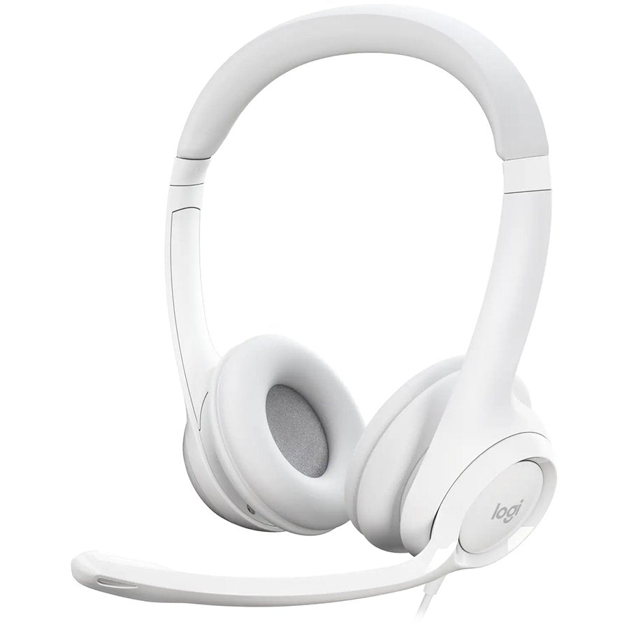 Logitech H390 Corded Headset - OFFWhite - USB
