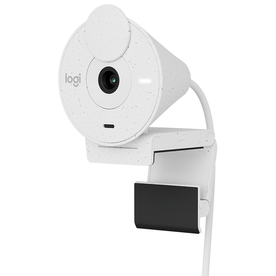Logitech Brio 300 Full HD webcam - Off - White - Usb-c – product photo
