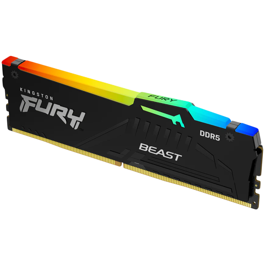 Kingston DRAM 16GB 5200MT/s DDR5 CL36 DIMM FURY Beast RGB EXPO – alternate product view 2