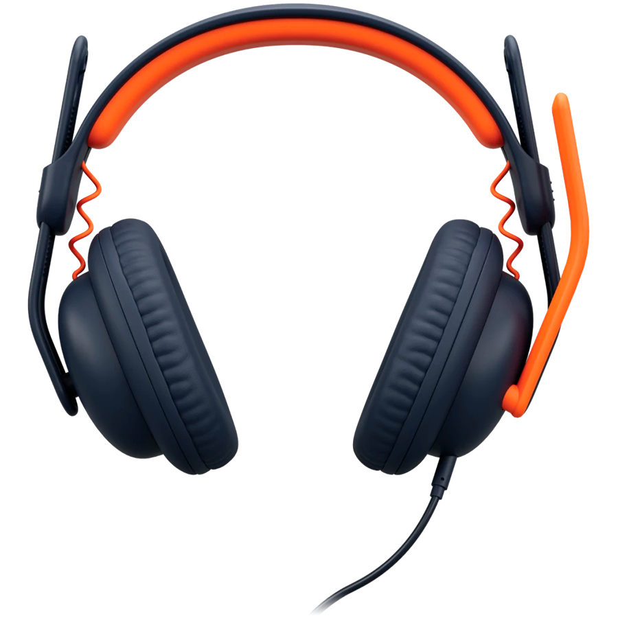 Logitech Zone Learn - On Ear Wired Headset - Classic Blue - Usb-c – product photo