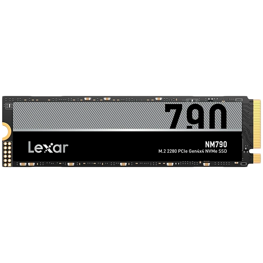 Lexar 512GB High Speed PCIe Gen 4X4 M.2 NVMe, up to 7200 MB/s read and 4400 MB/s write – product image