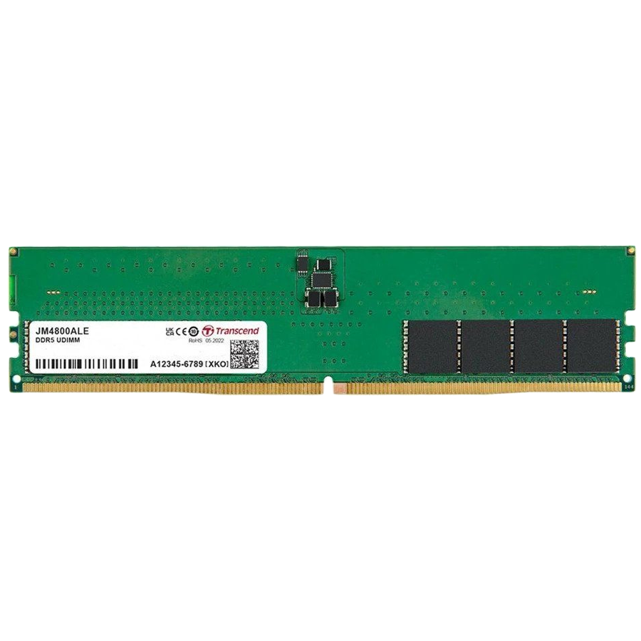 Transcend MEMORY MODULE 32GB JM DDR5 4800 U-DIMM 2Rx8 2Gx8 CL40 1.1V