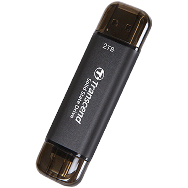 Transcend 1TB, External SSD, ESD310C, USB 10Gbps, Type C/A – alternate product view 2