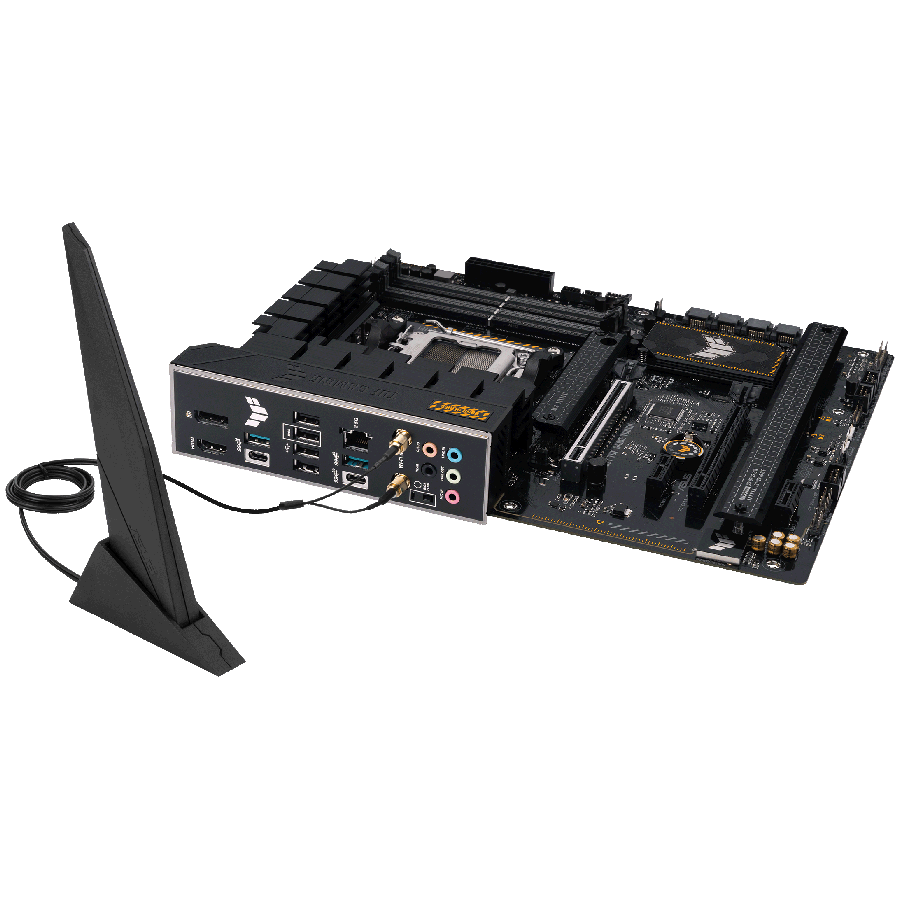 ASUS TUF GAMING B650-PLUS WIFI AM5 ATX gaming MB – alternate product view 3