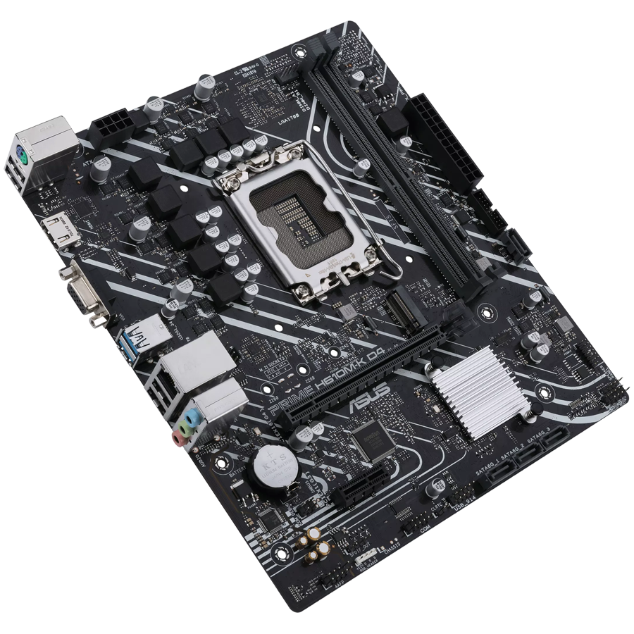 Asus Main Board PRIME H610M-K D4 /LGA1700,H610,USB 3.2 GEN 1,M.2 – alternate product view 2
