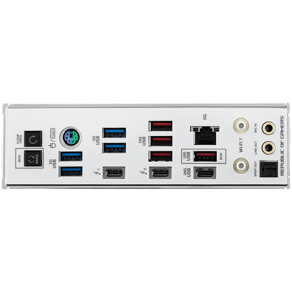 ASUS ROG MAXIMUS Z890 APEX LGA1851 ATX gaming MB - Intel Z890 2xDIMM DDR5 6xM.2 4xSATA PCIe 5.0 5Gb Ethernet WiFi 7 + Bluetooth 2xIntel Thunderbolt 4 ports (USB Type-C) with Aura Sync - image 3