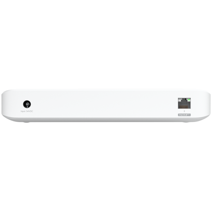 Ubiquiti USW-Ultra-60W Layer 2, 8-port GbE PoE switch: 7x GbE PoE+ output ports, GbE port with optional PoE++ input – view 3