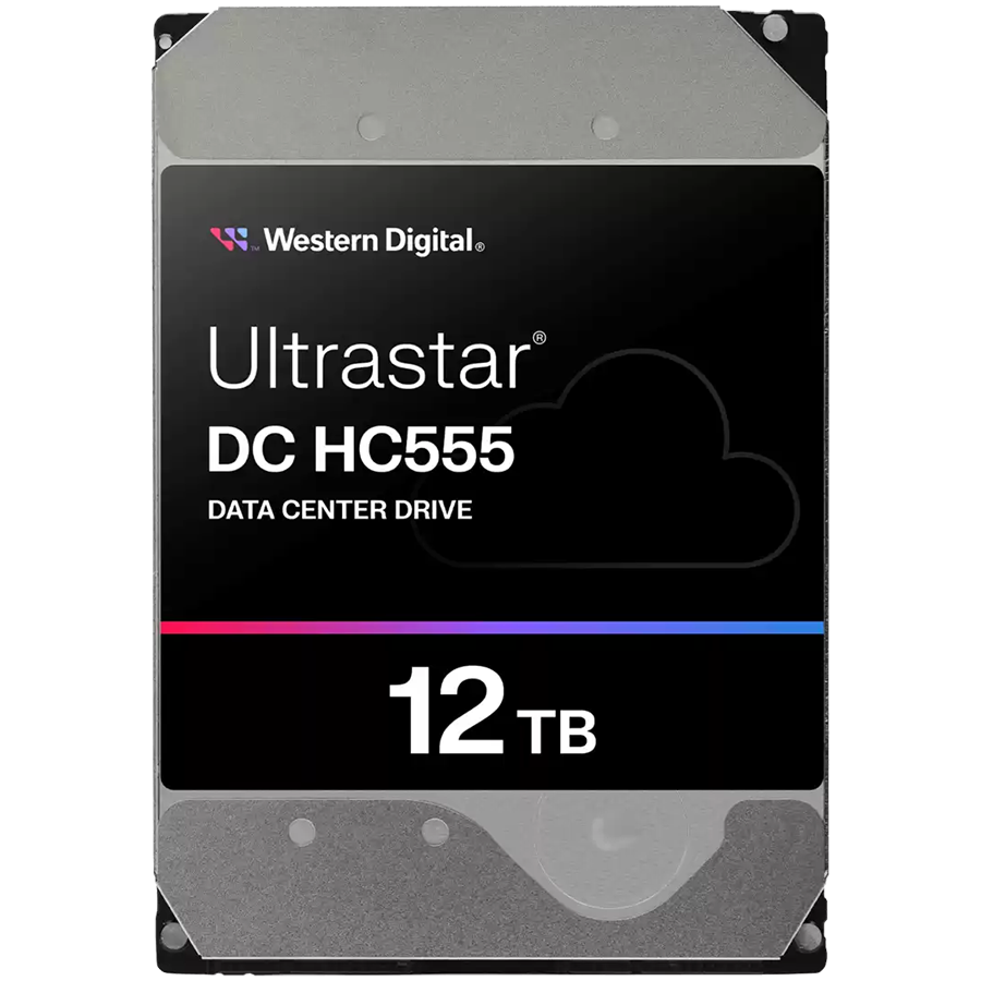 HDD Server WD/HGST ULTRASTAR DC HC555 (3.5'', 12TB, 512MB, 7200RPM, SAS 12Gb by Western Digital – product photo