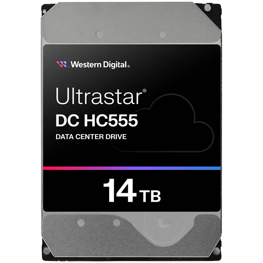 HDD Server WD/HGST ULTRASTAR DC HC555 (3.5'', 14TB, 512MB, 7200RPM, SATA 6Gb by Western Digital – product photo