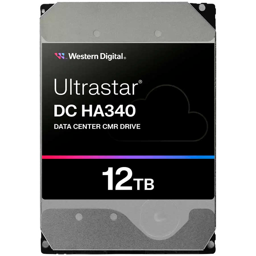 HDD Server WD/HGST ULTRASTAR DC HA340 (3.5'', 12TB, 256MB, 7200RPM, SATA 6Gb by Western Digital – product photo