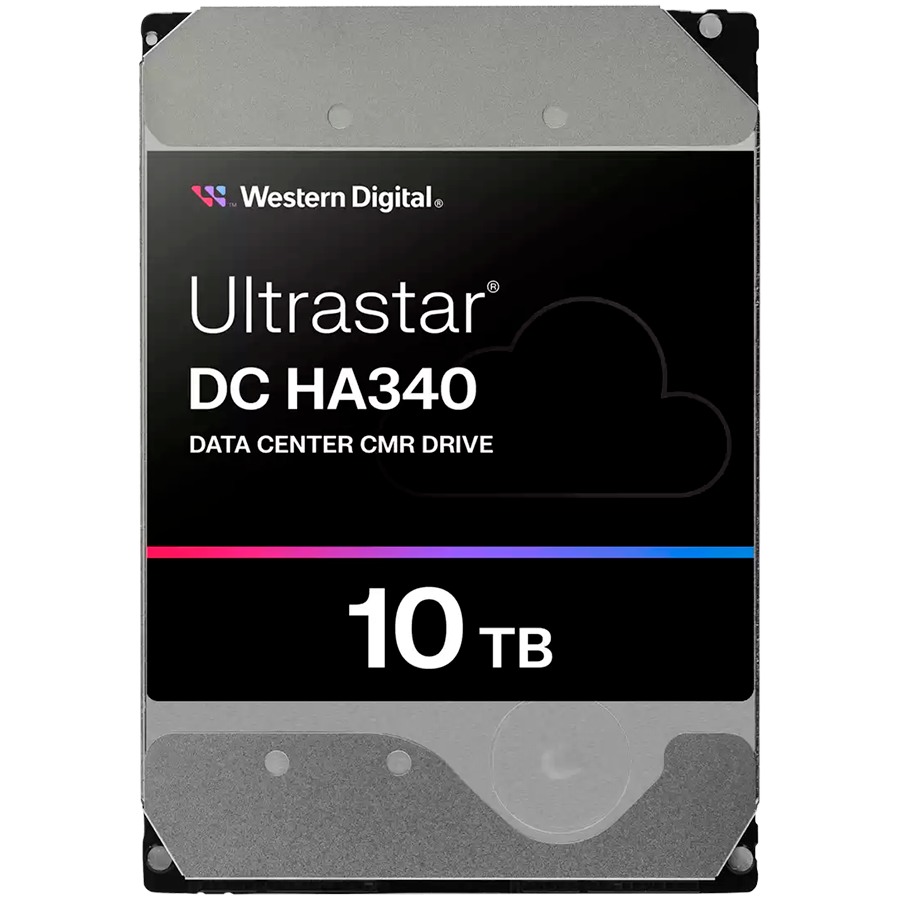 HDD Server WD/HGST ULTRASTAR DC HA340 (3.5'', 10TB, 256MB, 7200RPM, SATA 6Gb by Western Digital – product photo