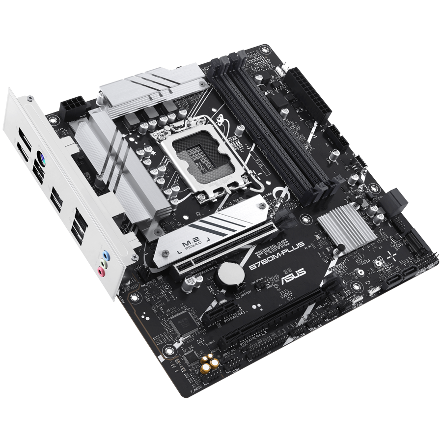 ASUS PRIME B760M-PLUS mATX LGA1700 DDR5 – alternate product view 3