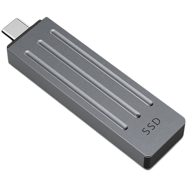 SEAGATE SSD External Ultra Compact (2.5'/1TB/USB 3.1 TYPE C) Dark Grey – alternate product view 4