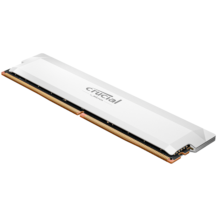Crucial Pro OC 16GB DDR5-6400 UDIMM CL38 White