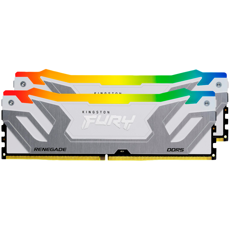 Kingston 48GB 8800MT/s DDR5 CL42 CUDIMM (Kit of 2) FURY Renegade RGB White – alternate product view 2
