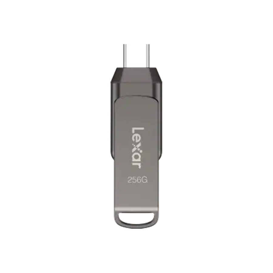 Lexar 256GB Dual Type-C and Type-A USB 3.1 flash drive, up to 130MB/s read – product image
