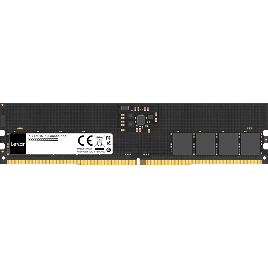 Lexar DDR5 32GB 262 PIN U-DIMM 5600Mbps, CL46, 1.1V- BLISTER Package – product image