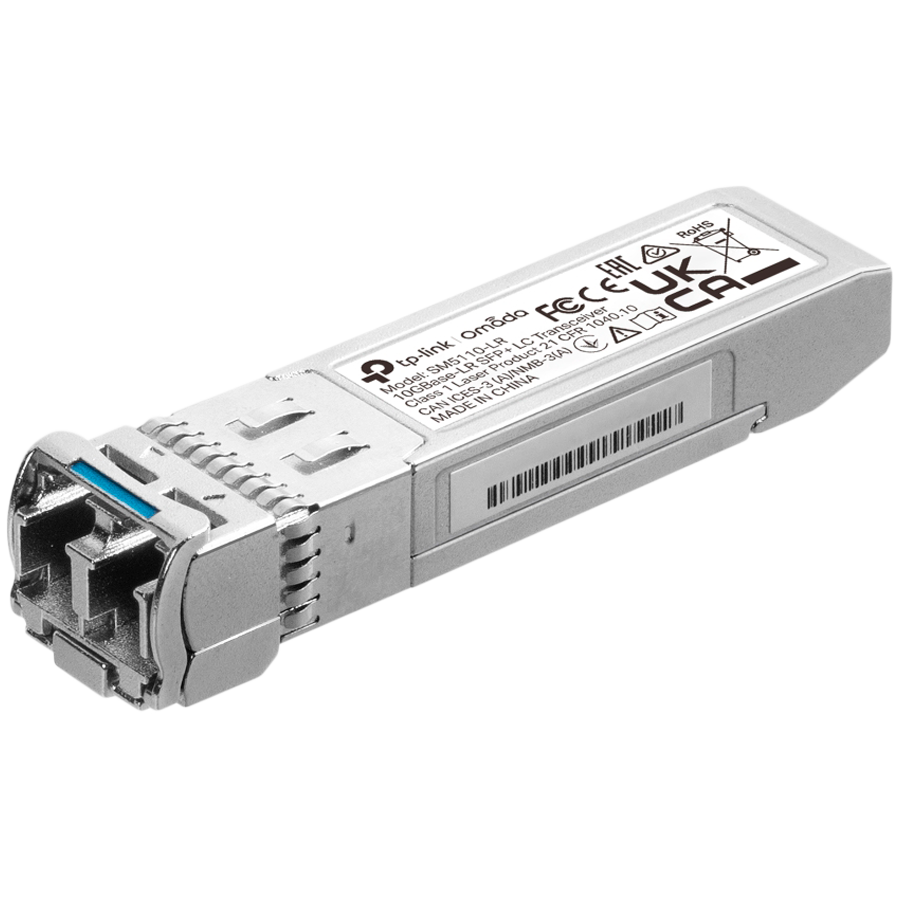 TP-Link SM5110-LR Omada 10GBase-LR SFP+ LC Transceiver, Single-mode SFP+ LC Transceiver, Hot-Pluggable, Supports – view 2