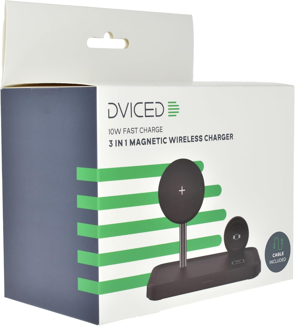 Dviced 3-in-1 Magnetic Wireless Charging Stand — Black – view 5