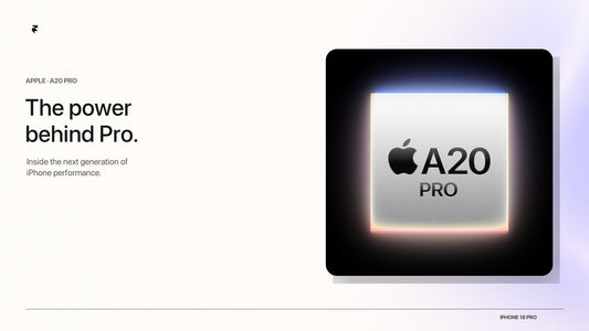 Apple A20 Pro 2nm chip graphic showing next generation iPhone 18 Pro performance