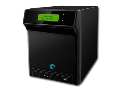 SEAGATE HDD External BlackArmor NAS 400 0.1 (supported 4 HDD, Gigabit Ethernet, SATA II, JBOD, 0, 1, 10, 5), Black – view 2