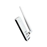 NIC TP-Link TL-WN722N, USB 2.0 Adapter, 2,4GHz High Gain Wireless N 150Mbps, Detachable Omni Directional Antenna 1 x 4dBi (RP-SMA) - product photo