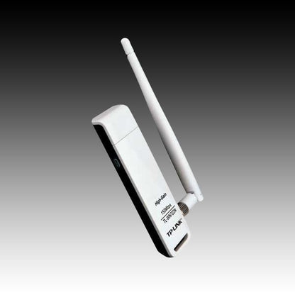 NIC TP-Link TL-WN722N, USB 2.0 Adapter, 2,4GHz High Gain Wireless N 150Mbps, Detachable Omni Directional Antenna 1 x 4dBi (RP-SMA) - image 4