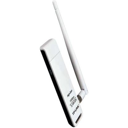 NIC TP-Link TL-WN722N, USB 2.0 Adapter, 2,4GHz High Gain Wireless N 150Mbps, Detachable Omni Directional Antenna 1 x 4dBi (RP-SMA) - image 3