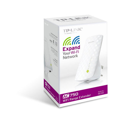 AC750 Dual Band Wireless Wall Plugged Range Extender, Mediatek, 433Mbps at 5GHz + 300Mbps at 2.4GHz, by TP-Link – view 3