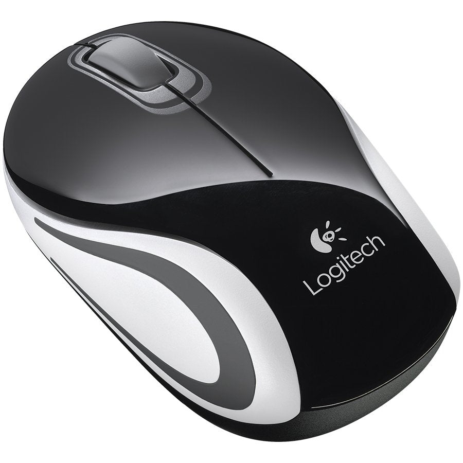 Logitech M187 Wireless Mini Mouse - Black