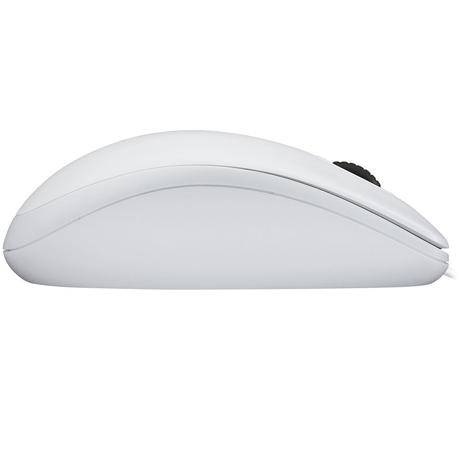 Logitech B100 Corded Mouse - White - USB - image 2