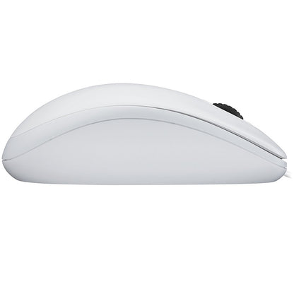 Logitech B100 Corded Mouse - White - USB - image 2