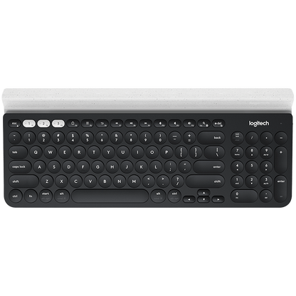 Logitech K780 Multi - Device Wireless Keyboard - Dark Grey SPECKLED White - product photo