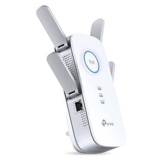 TP-Link RE650 AC2600 MU-MIMO Wi-Fi Range Extender,Wall Plugged, 4 external antennas, 1xGigabit Port, – product photo