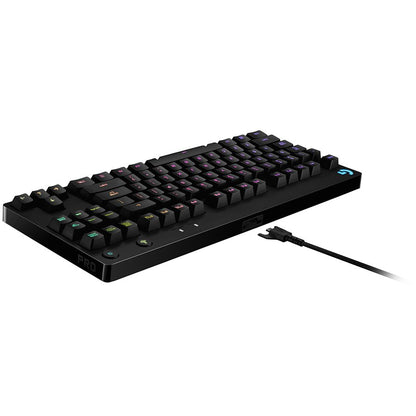 Logitech G Pro Tkl Corded Mechanical Gaming Keyboard - Black - USB - Tactile – alternate product view 2