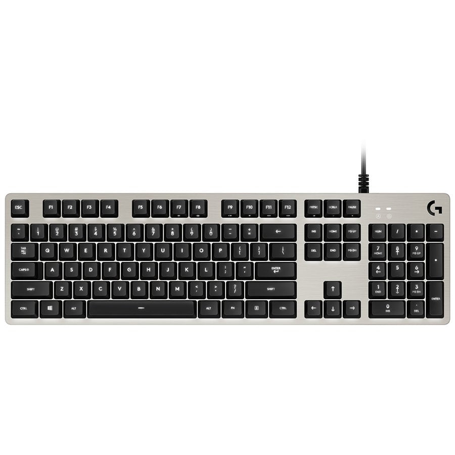 Logitech G413 mechanical gaming keyboard in silver