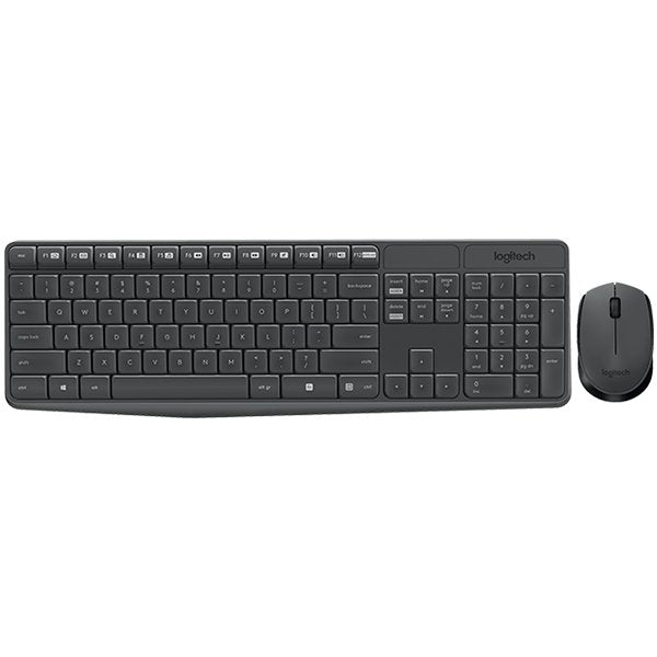 Logitech MK235 Wireless Combo - Grey - product photo