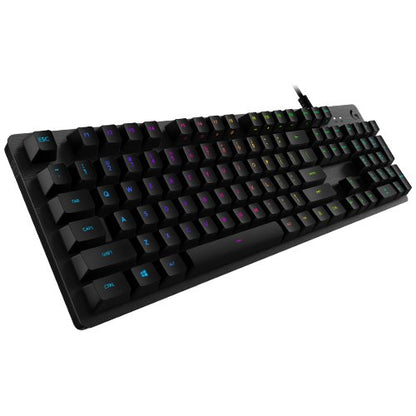 Logitech G512 Corded RGB Mechanical Gaming Keyboard - Carbon - USB - Linear