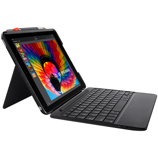 Logitech Slim Combo for iPad 5th & 6th gen - Graphite – product photo